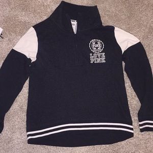 Victoria's Secret PINK Half-Zip Sweatshirt